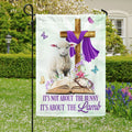 It¡¯s Not About The Bunny It¡¯s About The Lamb Christian Easter Flag