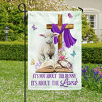 It¡¯s Not About The Bunny It¡¯s About The Lamb Christian Easter Flag