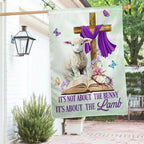 It¡¯s Not About The Bunny It¡¯s About The Lamb Christian Easter Flag