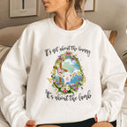 It' s Not About The Bunny It's About The Lamb Christian Easter Sweathirt