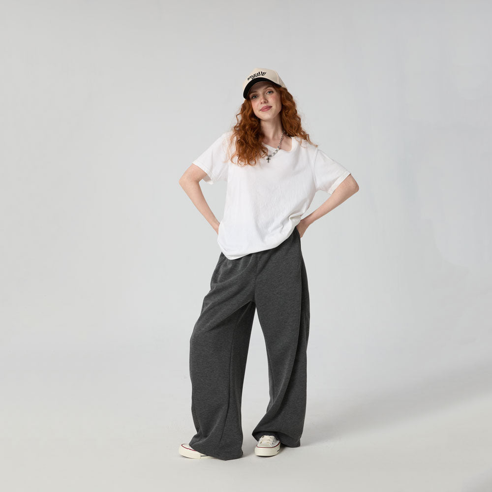 Christian Minimalist Knit Barrel Sweatpants