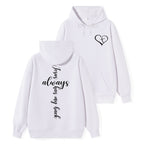 Jesus Always Has My Back Christian Hoodie