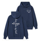 Jesus Always Has My Back Christian Hoodie