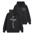 Jesus Always Has My Back Christian Hoodie