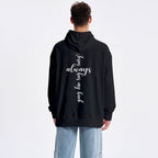 Jesus Always Has My Back Christian Hoodie