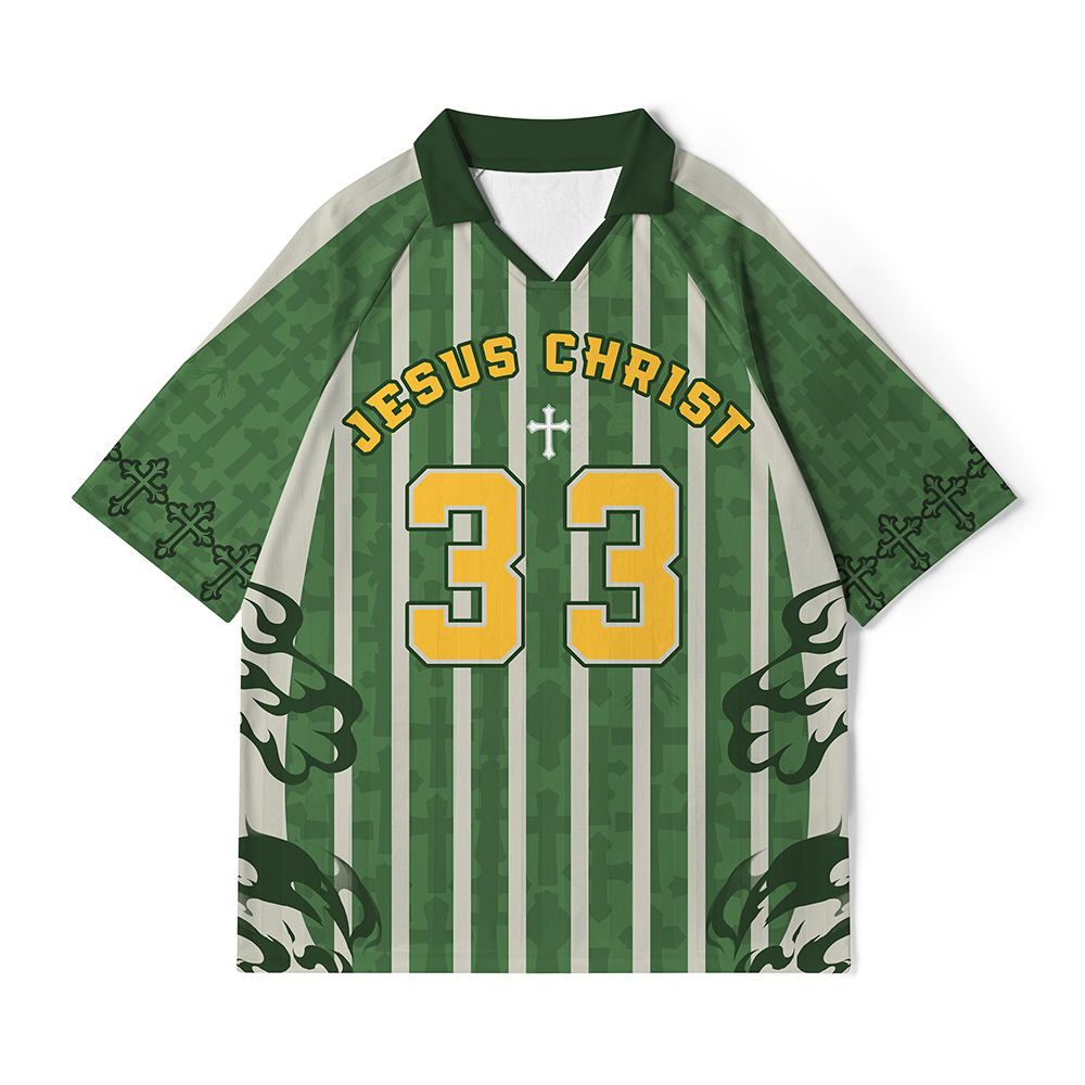 Jesus Christ Christian Collar Jersey