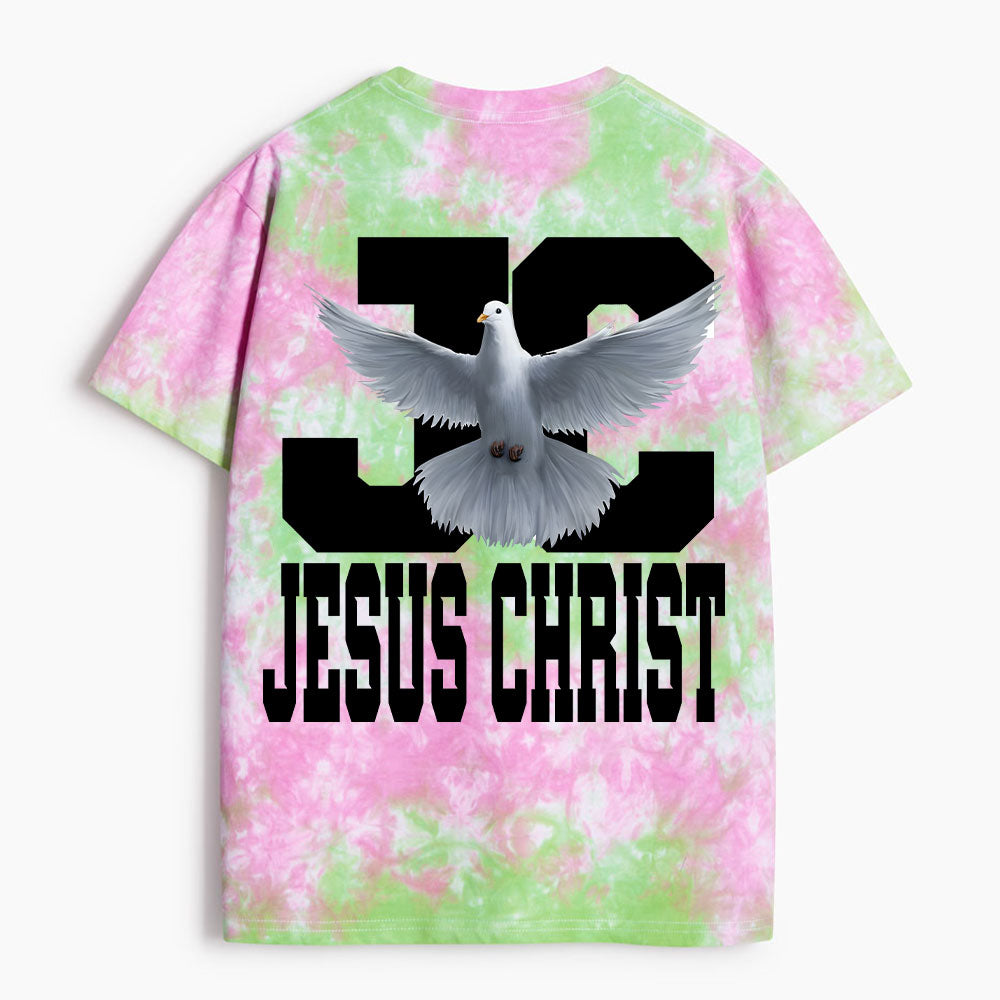 Jesus Christ Christian Heavy Cotton Tie Dye T-Shirt