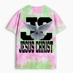 Jesus Christ Christian Heavy Cotton Tie Dye T-Shirt