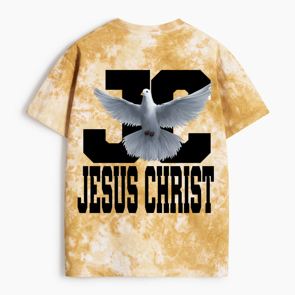 Jesus Christ Christian Heavy Cotton Tie Dye T-Shirt