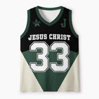 Jesus Christ Christian Mesh Jersey Tank Top