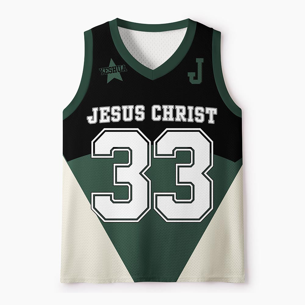 Jesus Christ Christian Mesh Jersey Tank Top