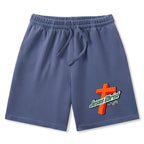 Jesus Christ Christian Washed Shorts