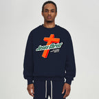 Jesus Christ Cross ChristianFleece Sweatshirt