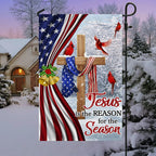 Jesus Christ Cross Christian Flag
