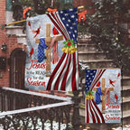 Jesus Christ Cross Christian Flag