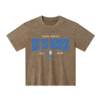 Jesus Christ He Is Risen Christian Kid Washed T-Shirt