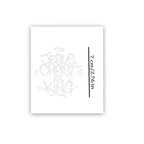 Jesus Christ Is King 12pcs Christian Temporary Tattoos