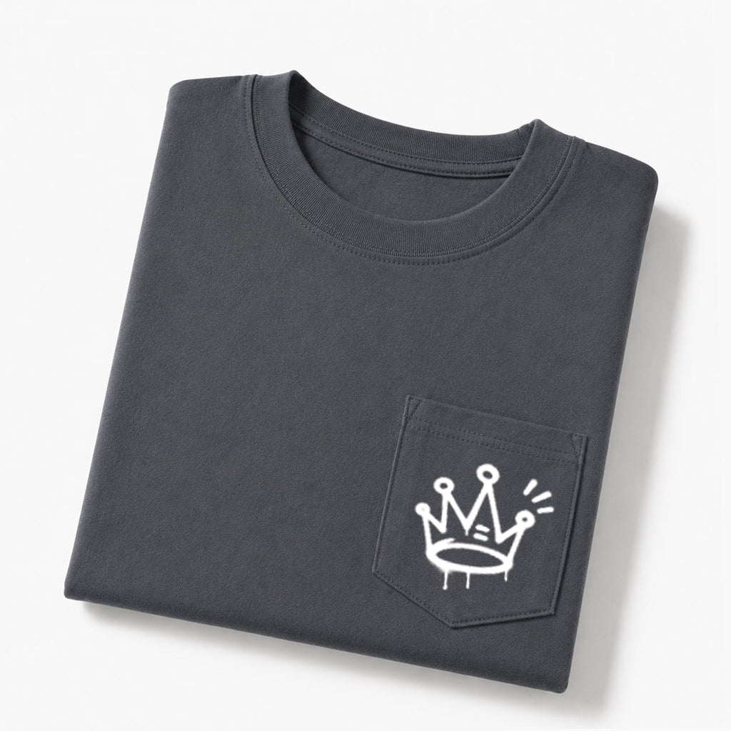Jesus Christ Is King Christian Unisex Pocket T-Shirt