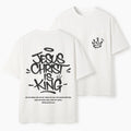 Jesus Christ Is King Christian Unisex Pocket T-Shirt