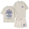 Jesus Christ Is King Christian Washed T-Shirt & Shorts
