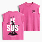 Jesus Christ Is King Christian Women's Washed Tank Top