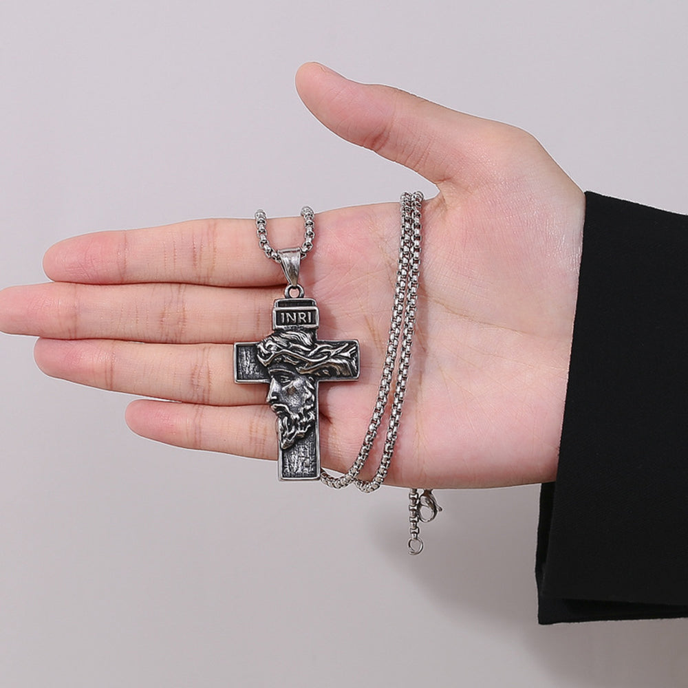 Jesus Cross Christian Necklace