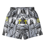 Jesus Christian Mesh Shorts