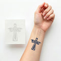 Jesus Cross 12pcs Christian Temporary Tattoos