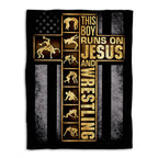 Jesus Cross Christian Blanket