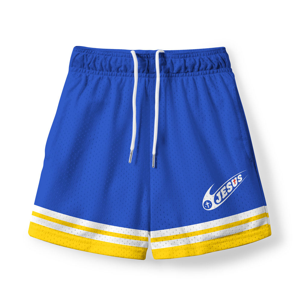 Jesus Did It Christian Kid Mesh Jersey & Shorts