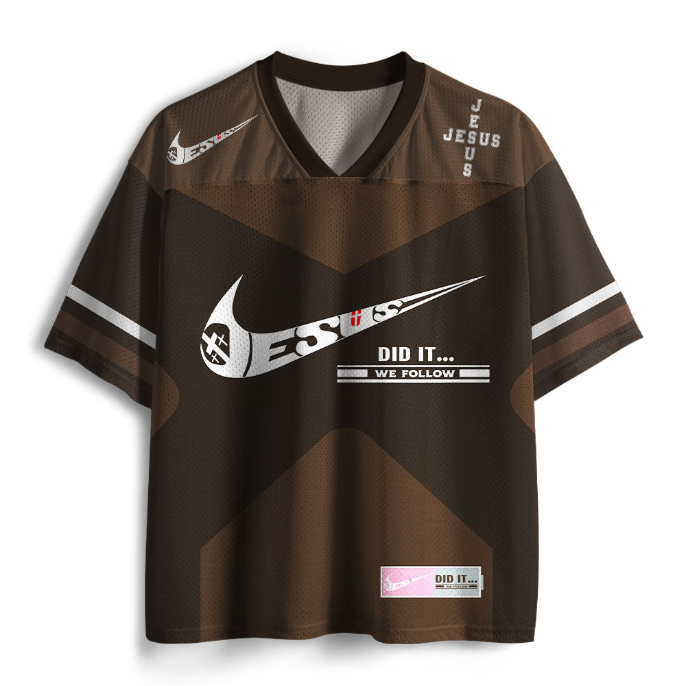 Jesus Did It Christian Mesh Jersey