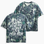 Jesus Died For Me Christian Camo T-Shirt