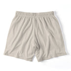 Jesus Died For Me Now I Live For Him Beige Christian Mesh Shorts