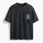 Jesus Died For Me Now I Live For Him Washed Unisex Pocket T-Shirt
