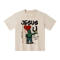 Jesus He Died For You Christian Kid Washed T-Shirt