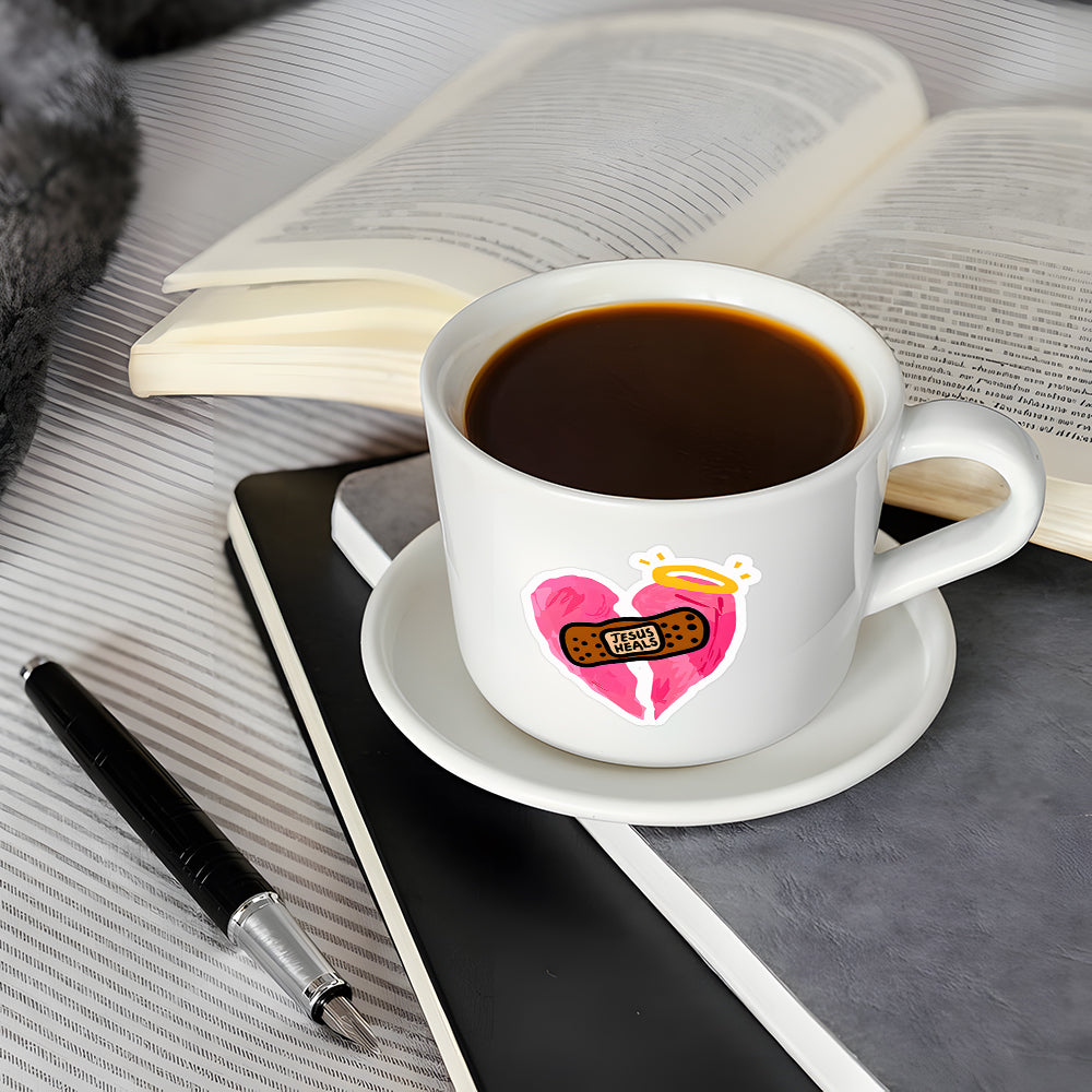Jesus Heal Christian Stickers