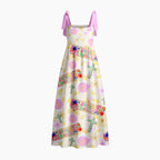 Jesus Heals Chrisitan Tie Shoulder Maxi Dress