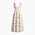 Jesus Heals Chrisitan Tie Shoulder Maxi Dress
