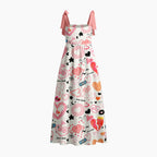 Jesus Heals Chrisitan Tie Shoulder Maxi Dress