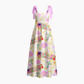 Jesus Heals Chrisitan Tie Shoulder Maxi Dress