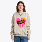 Jesus Heals Christian Fleece Sweatshirt