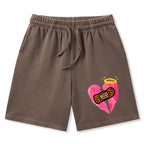 Jesus Heals Christian Washed Shorts