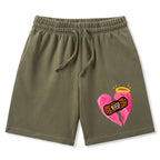 Jesus Heals Christian Washed Shorts