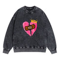 Jesus Heals Christian Washed Sweatshirt