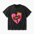 Jesus Heals Christian Washed V-Neck T-Shirt