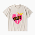 Jesus Heals Christian Washed V-Neck T-Shirt