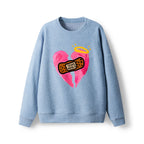 Jesus Heals Broken Heart Christian Lightweight Sweater