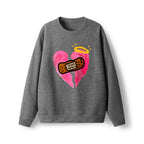 Jesus Heals Broken Heart Christian Lightweight Sweater