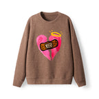 Jesus Heals Broken Heart Christian Lightweight Sweater