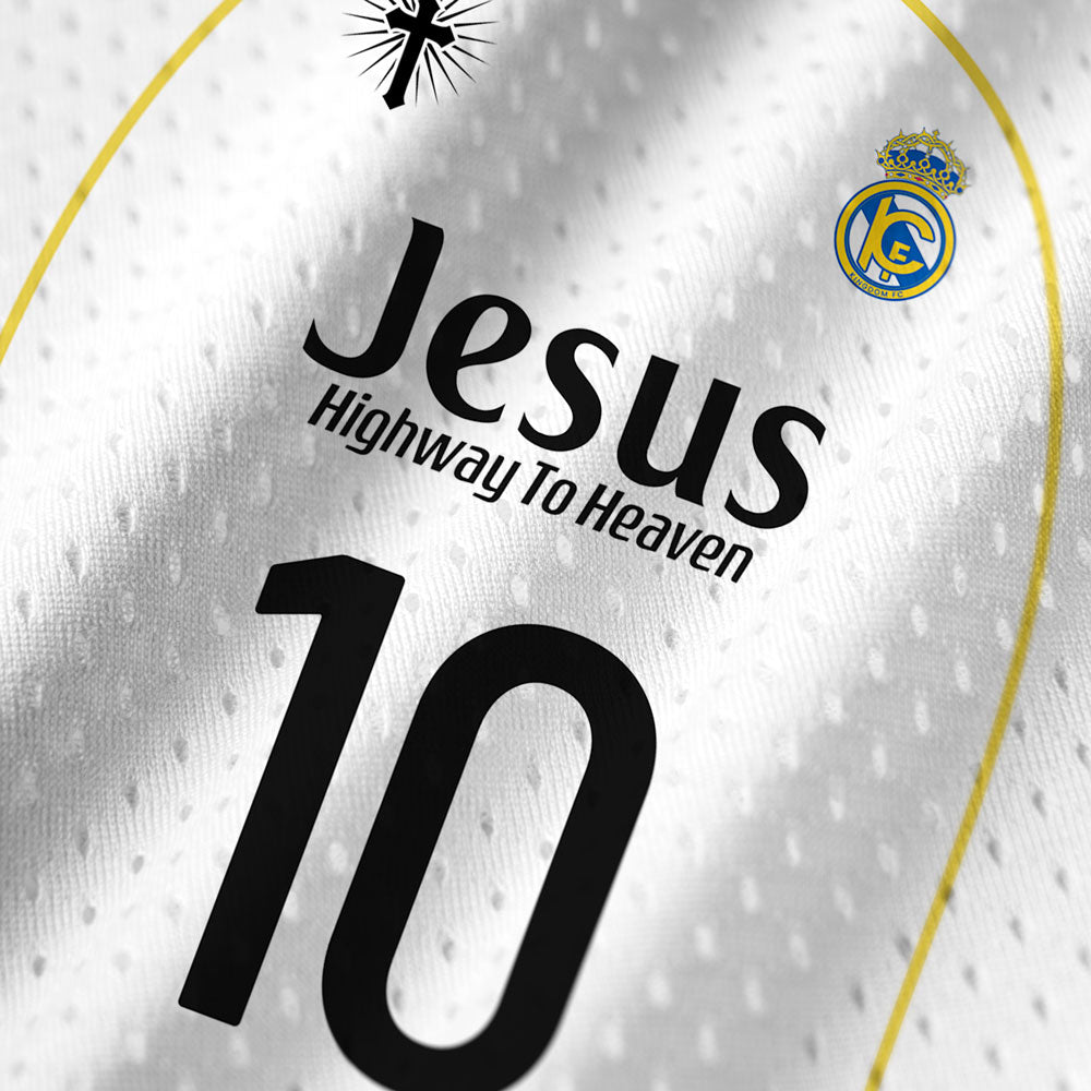 Jesus Highway To Heaven Christian Mesh Jersey Tank Top